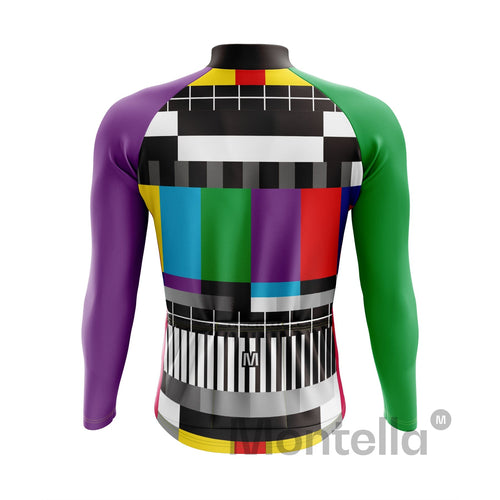 Men's Unique Pattern Long Sleeve Cycling Jersey