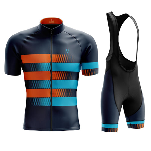 Men's Blue Shift Cycling Jersey or Bib Shorts