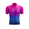 Men's Pink Gradient Cycling Jersey