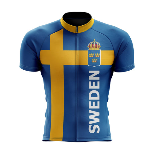 Maillot ou dossard de cycliste suédois