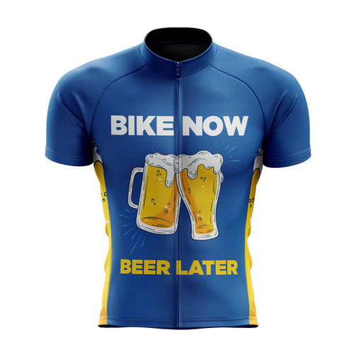 Maillot ou cuissard de cyclisme pour hommes avec bière