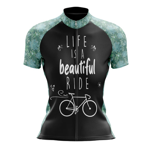 Life is Ride - Maillot ou short de cyclisme pour femmes