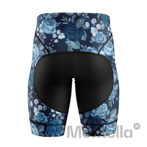 Pantaloncini da ciclismo rose da donna