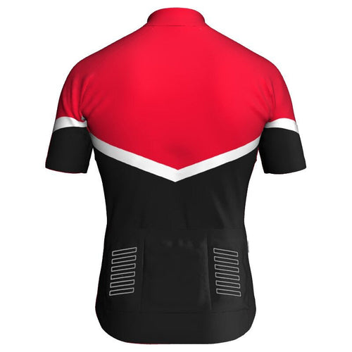 Men's Red Cycling Jersey