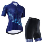 Women's Blue Cycling Jersey or Shorts