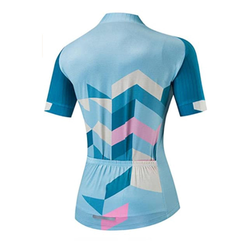 Women's Light Blue Cycling Jersey or Shorts