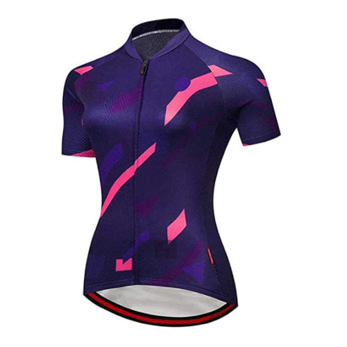 Maillot ou short de cyclisme violet pour femmes