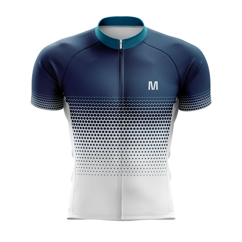 Maillot ou cuissard de cyclisme pro bleu pour hommes