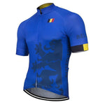 Montella Cycling S / Men's Jersey Belgium Blue Cycling Jersey