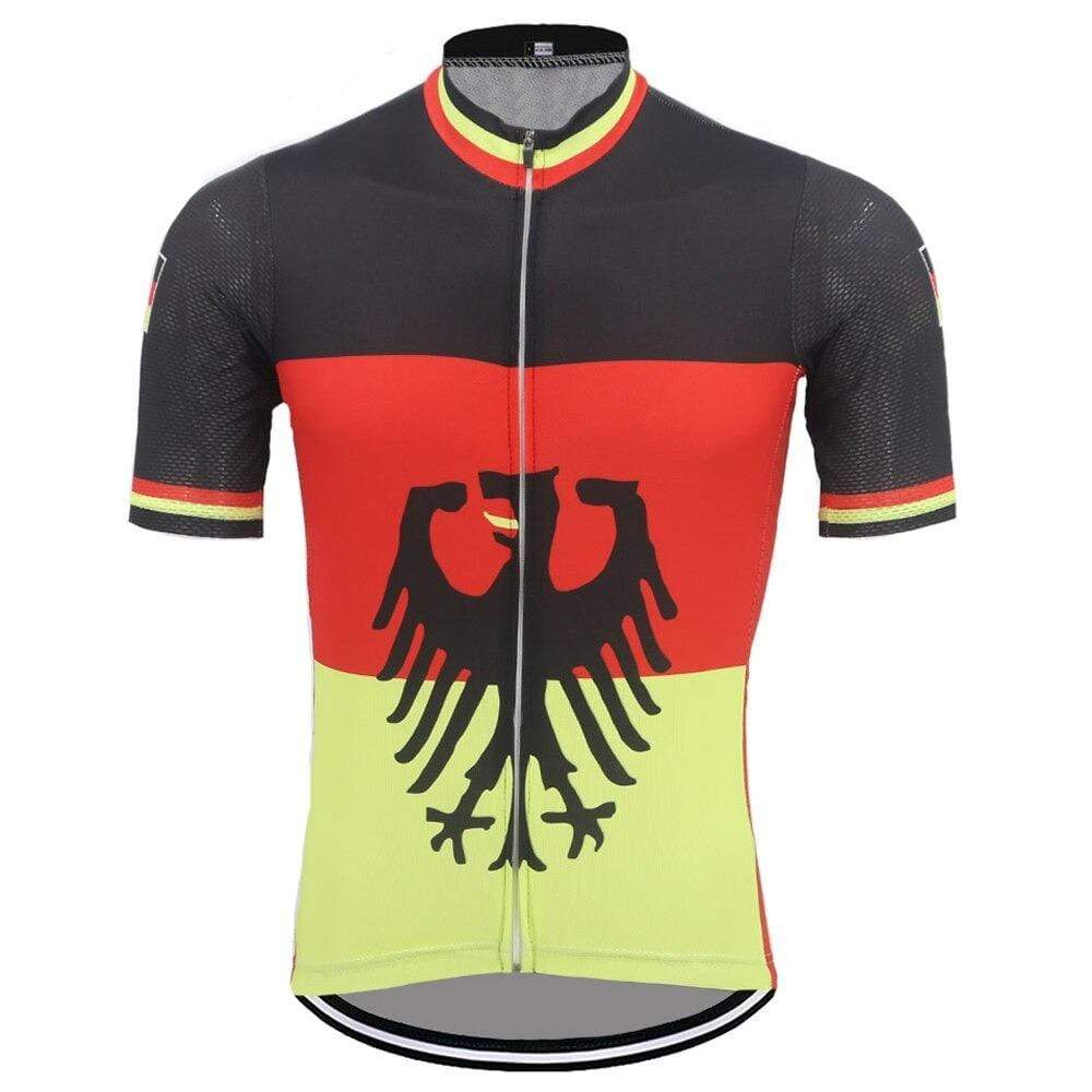 Maillot Cycliste Homme Rouge - Motif Piments/poivrons - Taille XL
