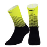 Montella Cycling Green Half Finger Cycling Gloves and Anti Slip Socks Set