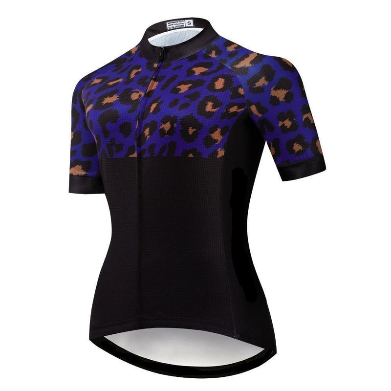 Montella Cycling S / Purple Leopard Women's Cycling Jersey