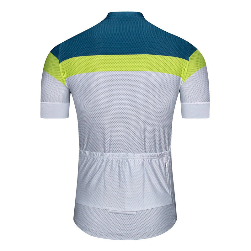 White Color Intense Cycling Jersey