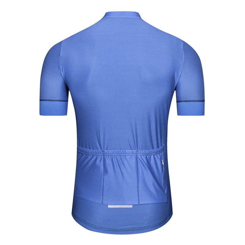 Blue Color Intense Cycling Jersey
