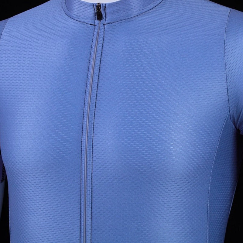Blue Color Intense Cycling Jersey