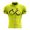 top-cycling-wear Short Sleeve Jersey XXS / Yellow Men Cycling Forever Jersey