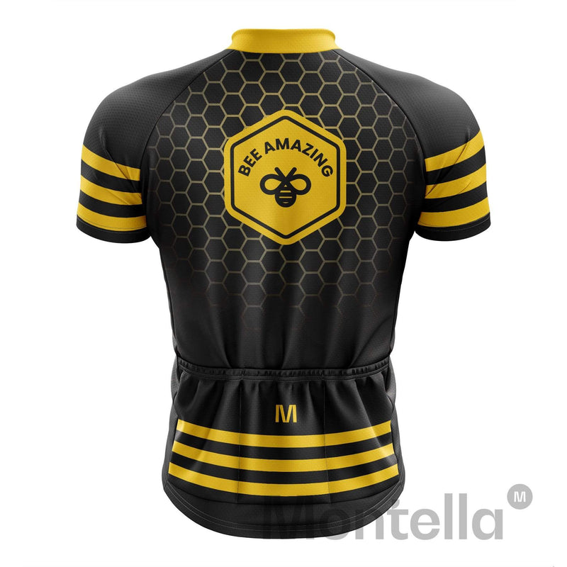 Montella Cycling Men's Bee Amazing Cycling Jersey or Bibs