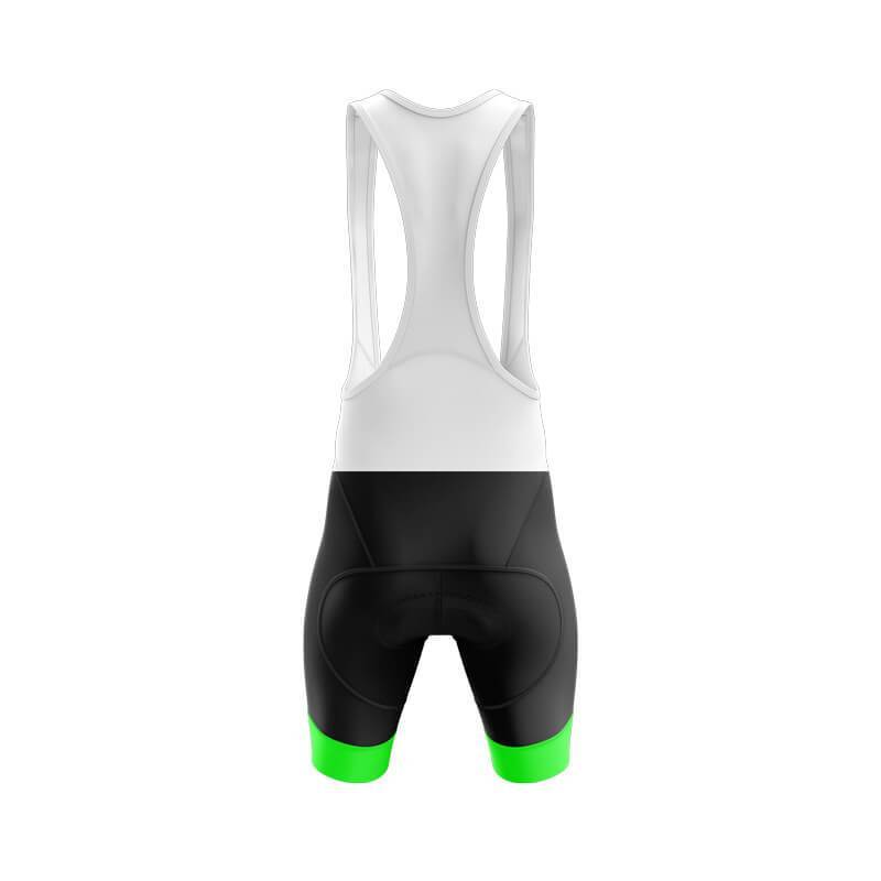 Montella Cycling Men's Cycling Bib Shorts with Green detail