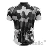 top-cycling-wear Men's Grey Camouflage Cycling Jersey