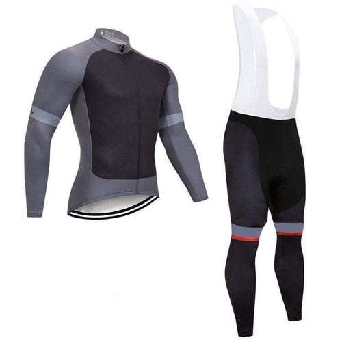 Montella Cycling S / Jersey and Bib Pants / Polyster Men's Long Sleeve Pace Cycling Kit