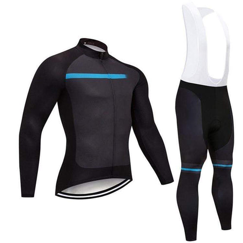 Montella Cycling S / Jersey and Bib Pants / Polyster Men's Long Sleeve Rider Cycling Kit