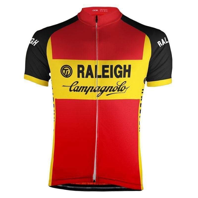 top-cycling-wear Cycling Jersey XS Men's Retro TI Raleigh Campagnolo Short Sleeve Cycling Jersey