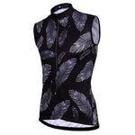 top-cycling-wear Men's Sleeveless Feathers Cycling Jersey