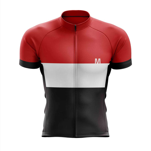Montella Cycling Jersey Men's Stylish Red Cycling Jersey