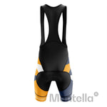 Montella Cycling Bibs Yellow Side Cycling Bib Shorts