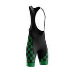 Montella Cycling Cycling Kit Bib Shorts Only / XS Men's Green Squares Cycling Jersey or Bibs