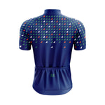 Montella Cycling Cycling Kit Men's Blue Triangles Cycling Jersey or Bib Shorts