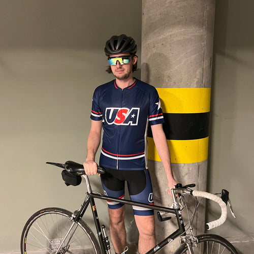 Montella Cycling Cycling Kit USA Blue Cycling Jersey or Bibs