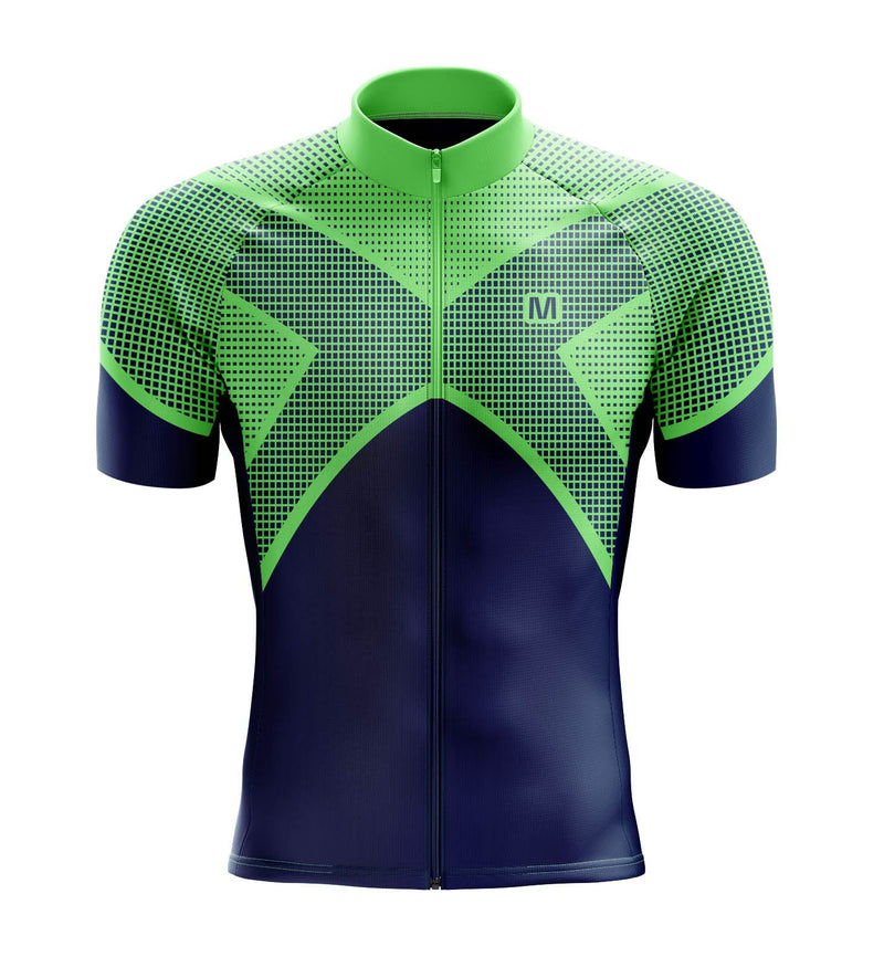 Montella Cycling Cycling Kit XS / Jersey Only Men's Blue Green Cycling Jersey or Bibs