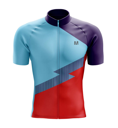 Montella Cycling Cycling Kit XS / Jersey Only Men's Blue Side Cycling Jersey or Bib Shorts