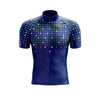 Montella Cycling Cycling Kit XS / Jersey Only Men's Blue Triangles Cycling Jersey or Bib Shorts