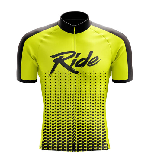 Montella Cycling Cycling Kit XS / Jersey Only Men's Yellow Ride Cycling Jersey or Bib Shorts