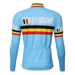 Montella Cycling Long Sleeve Men's Belgium Long Sleeve Cycling Jersey