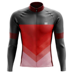 Montella Cycling Men Long Sleeve Men's Red Arrows Long Sleeve Cycling Jersey