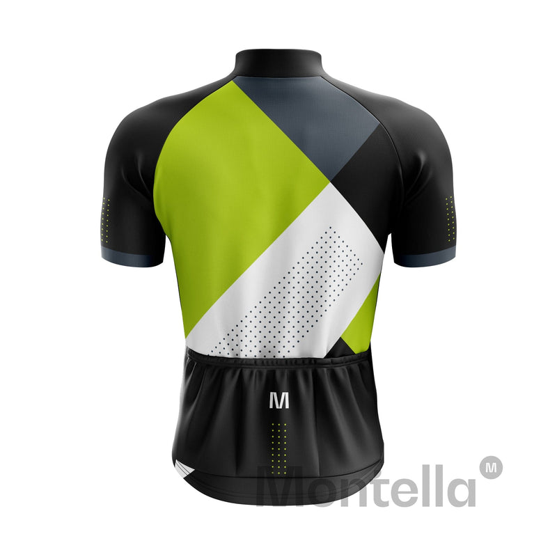 Montella Cycling Men's Green Cycling Jersey