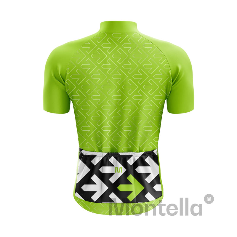 Montella Cycling Men's Green Way Cycling Jersey