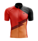 Montella Cycling Men's Orange Side Cycling Jersey