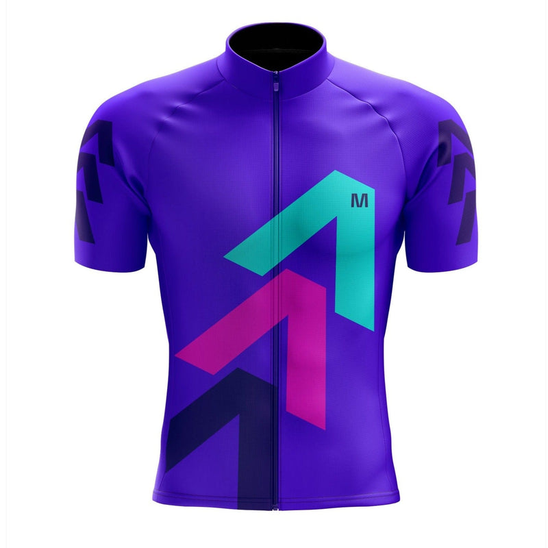 Montella Cycling Men's Purple Arrows Cycling Jersey