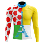 Montella Cycling Men's Tour De France Long Sleeve Cycling Jersey