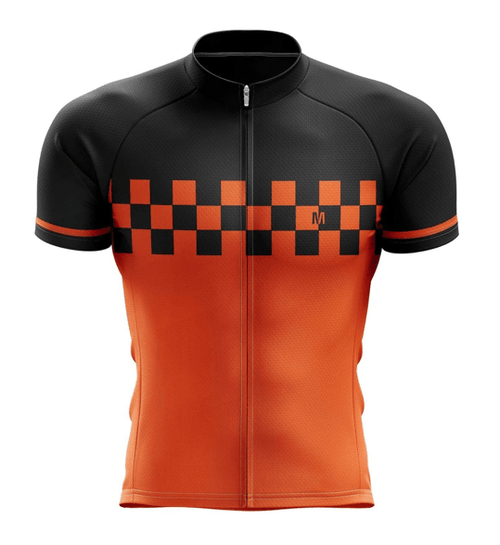 Montella Cycling S / Jersey Only Orange Cycling Jersey and Bibs