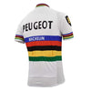 top-cycling-wear Peugeot BP Michelin White Vintage Cycling Jersey Set