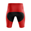 Montella Cycling Red Men's Gel Padded Cycling Shorts
