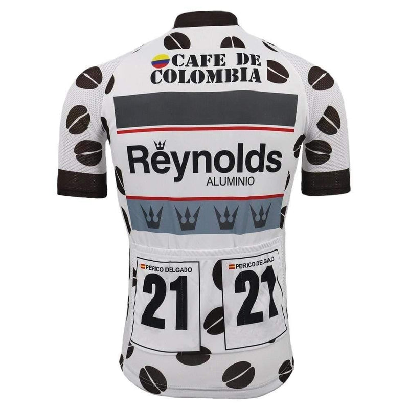 top-cycling-wear Reynolds Coffee Retro Men's Cycling Jersey