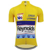 top-cycling-wear S / Yellow Reynolds Paris Retro Men's Cycling Jersey