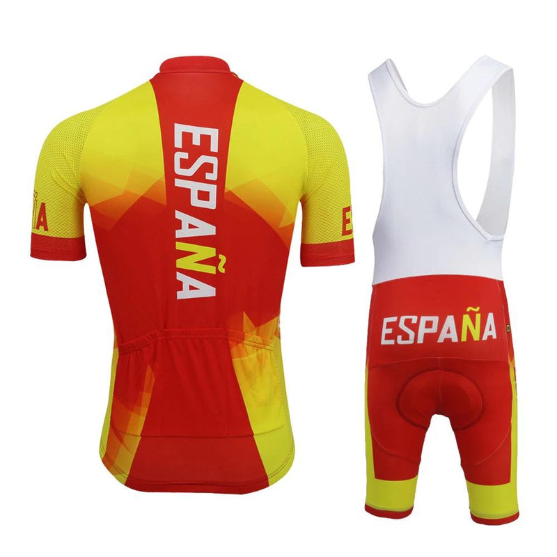 Montella Cycling Cycling Kit Spain Cycling Team Jersey and Bibs