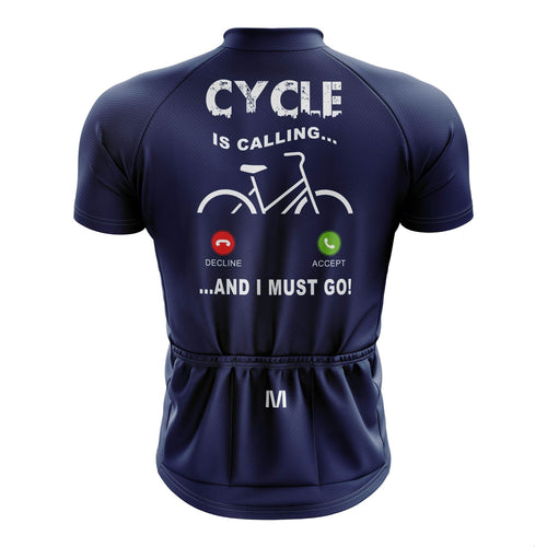 top-cycling-wear Men SS Jersey Men's Cycling Calling Jersey